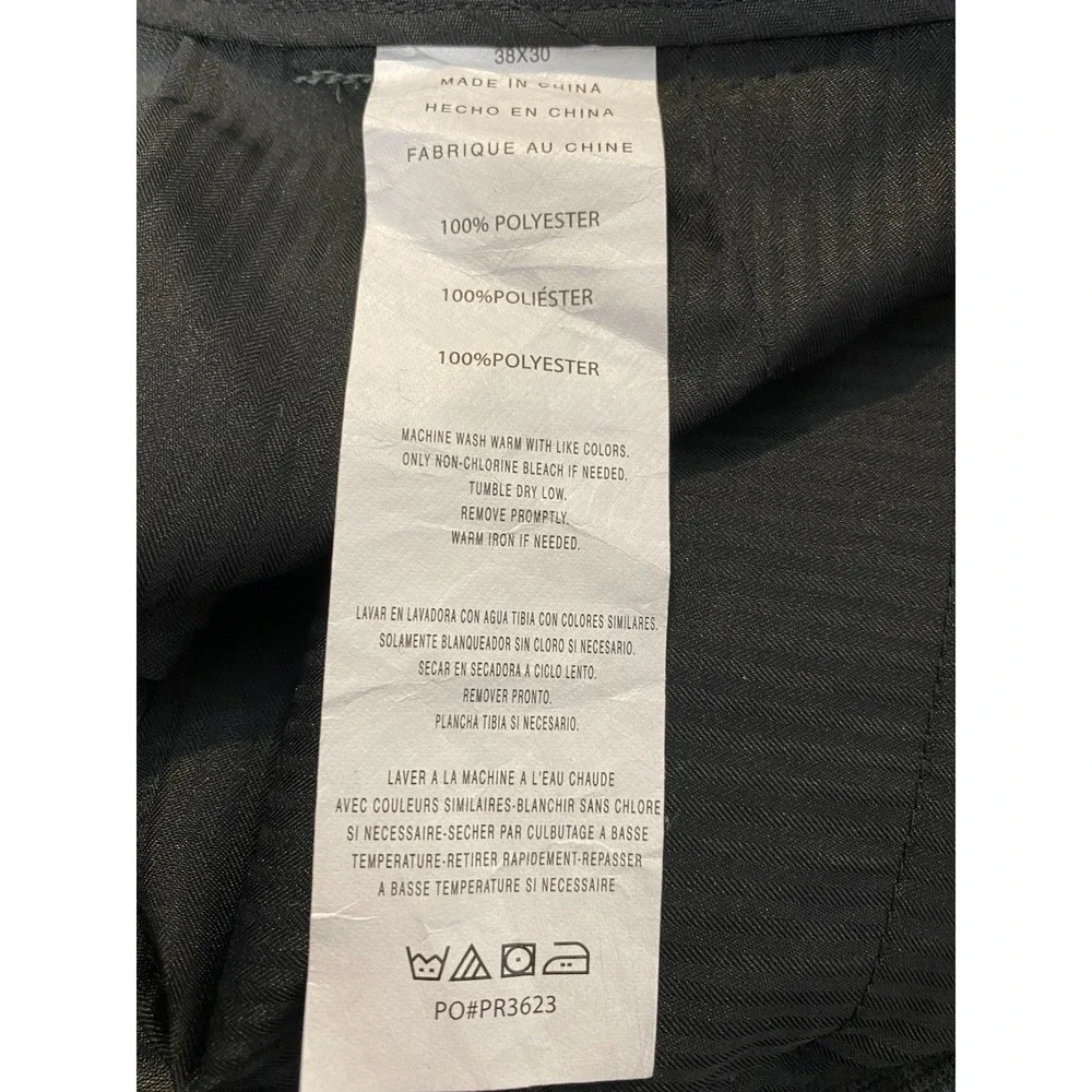 PGA TOUR Pro Series Golf Pants Mens 38x30 Dark Shadow Plaid UPF 50+ NWT